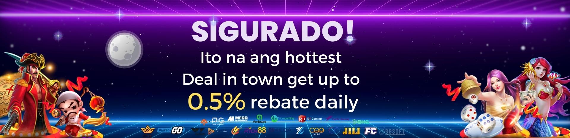 0.5% daily rebates
