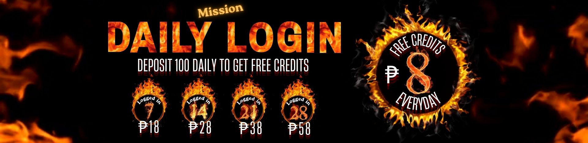 daily login banner