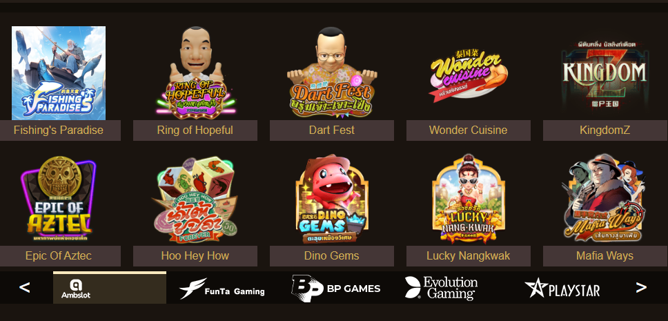 Ambslot slot games
