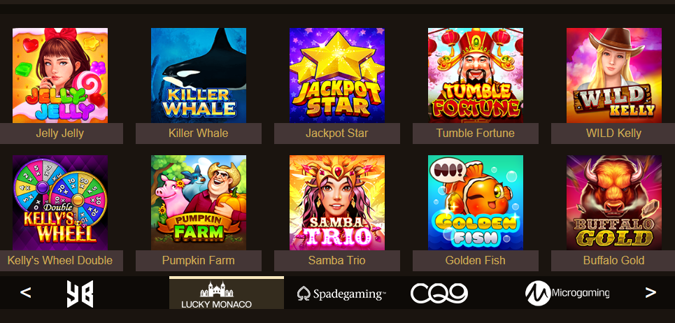 Lucky Monaco games