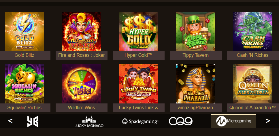 Microgaming games