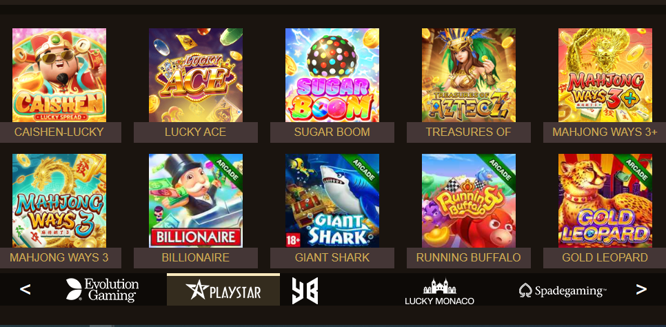 Playstar games