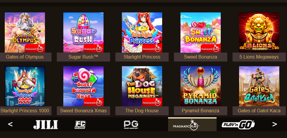 Pragmatic Play slot games