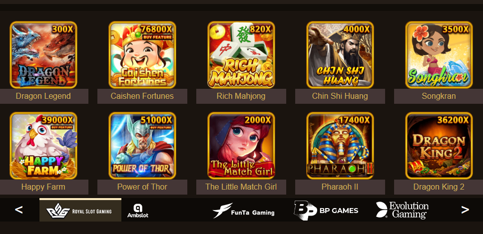 Royal Slot gaming slot games