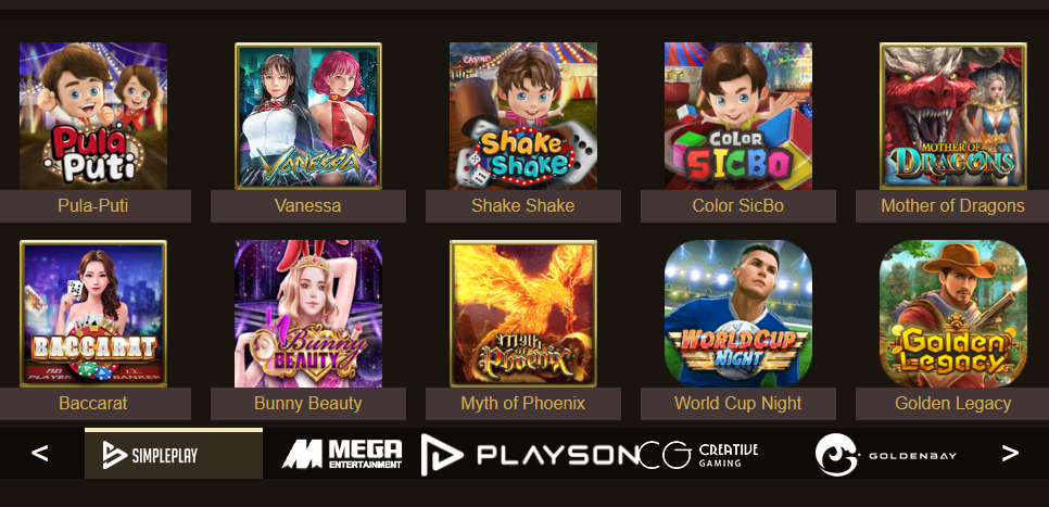 Simple play slot games