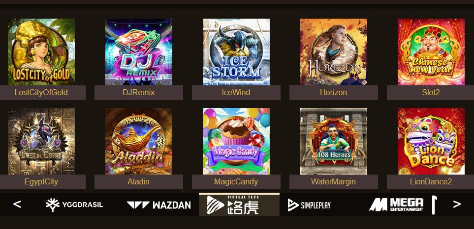 Virtual Tech slot games