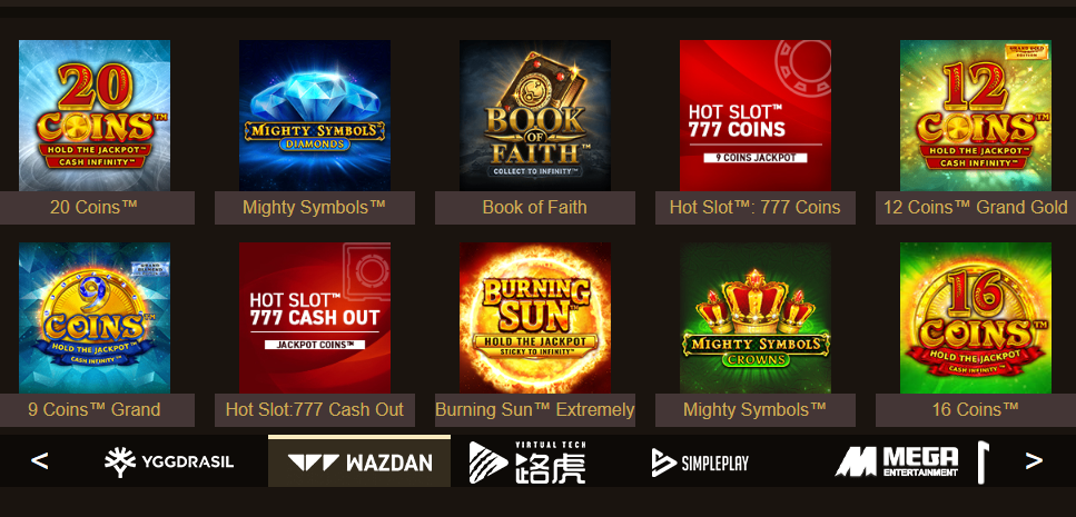 WAZDAN slot games