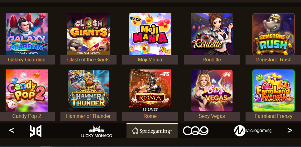 spade gaming games